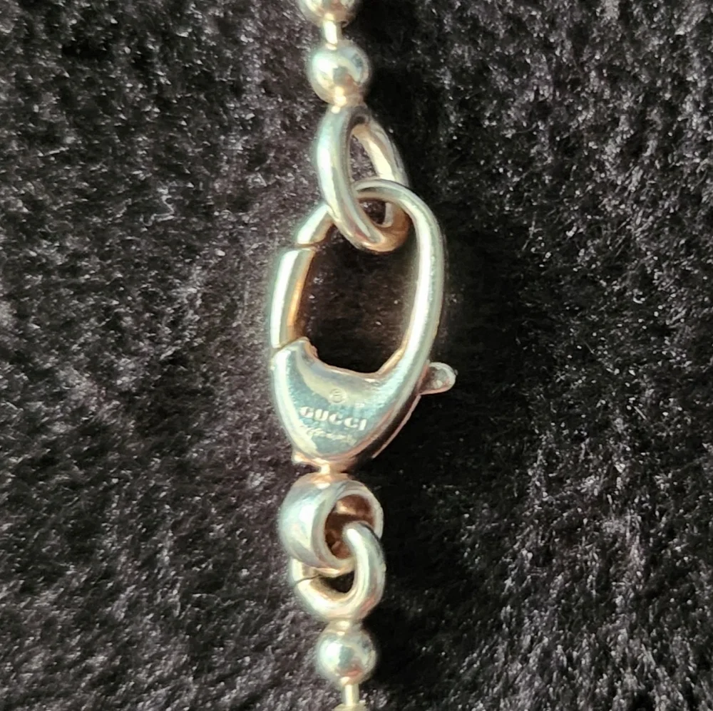 213. EUC Gucci 16" silver 925 choker necklace - Picture 6 of 7